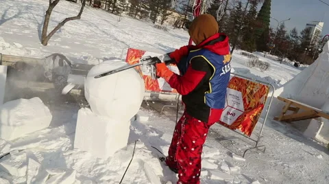 Magic ice of siberia Stock Footage 42858851