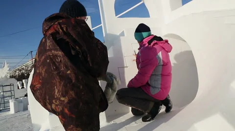 Magic ice of siberia Stock Footage 42859108