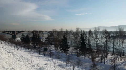 Magic ice of siberia Stock Footage 42859109