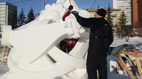 Magic ice of siberia Video stock 42859160