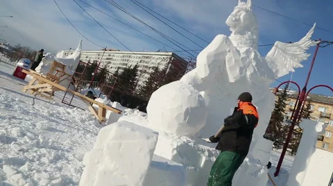 Magic ice of siberia Video stock 42865571