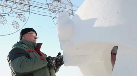 Magic ice of siberia Video stock 42865572