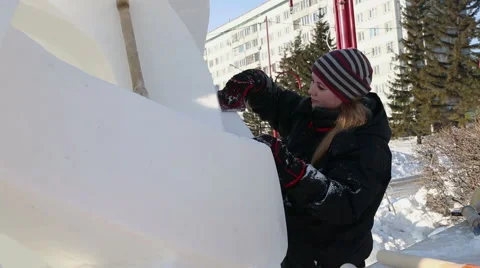 Magic ice of siberia Video stock 42865589