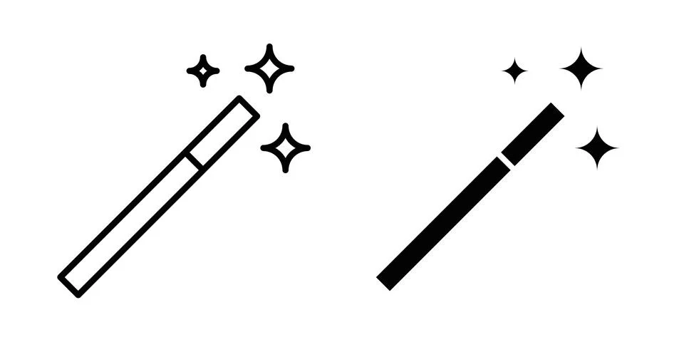 Magic icon Illustration Eps10 for web or app Stock-Illustration