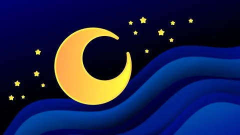 Magic Illustration With Moon And Different Elements Of Space. Stars, Space, P 스톡 일러스트