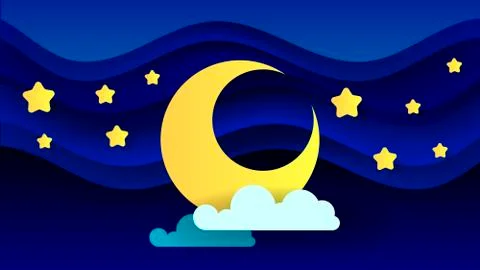 Magic Illustration With Moon And Different Elements Of Space. Stars, Space, P Stock Illustration
