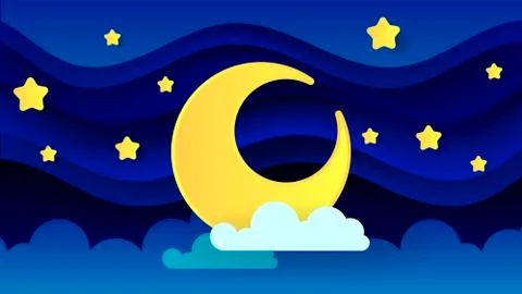 Magic Illustration With Moon And Different Elements Of Space. Stars, Space, P Stock Illustration