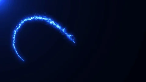 Magic Infinity Sign With Light Strokes Background Loop Stock Footage