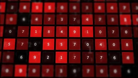 Magic of information technology abstract background. Stock Illustration