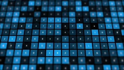 Magic of information technology abstract background. Stock-Illustration