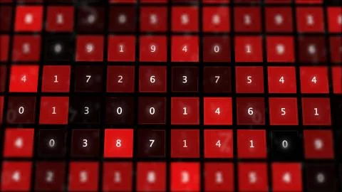 Magic of information technology abstract background. Stock Illustration