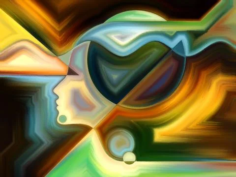 Magic of Inner Paint イラスト素材