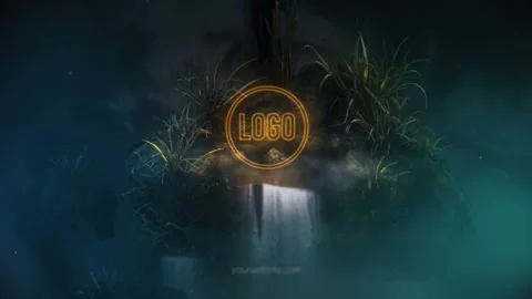 Magic Island Logo  After Effects	Stock