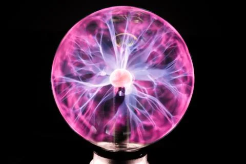 Magic lamp on black background. Stock Photos
