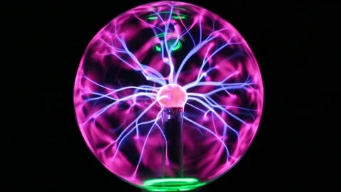 Magic lamp closeup. Energy inside the sphere. Stock Footage 80653427