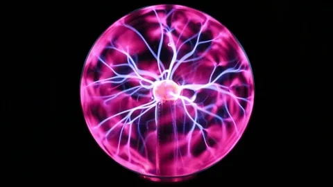 Magic lamp closeup. Energy inside the sphere. Stock Footage