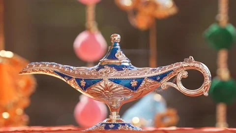 Magic Lamp . Full HD video Stock Footage 253664673