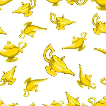 Magic lamp Stock Illustration