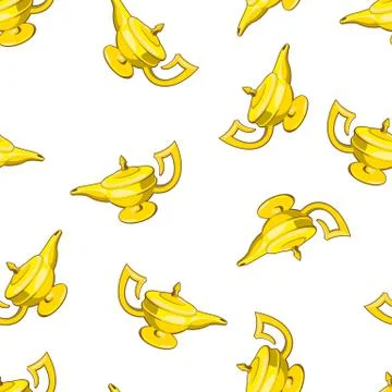 Magic lamp Stock Illustration