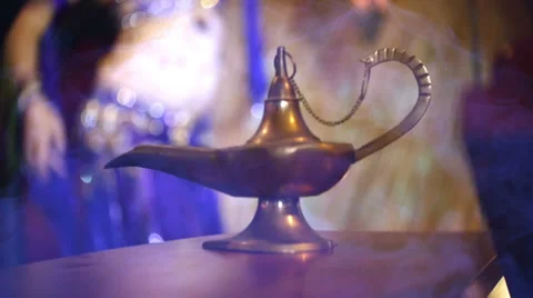 Magic lamp magical Stock Footage 39585826