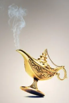Magic lamp Stock Photos
