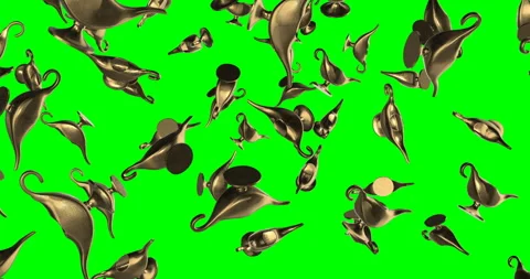 Magic Lamps falling slow motion Video stock 249816781