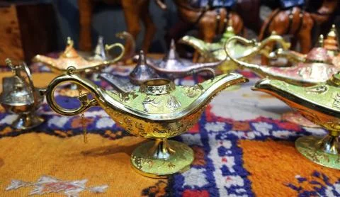 Magic Lamps Stock Photos