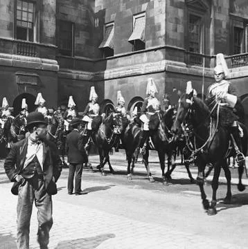 Magic Lantern slide circa 1880, Victorian/Edwardian, social history. A poor s Foto stock