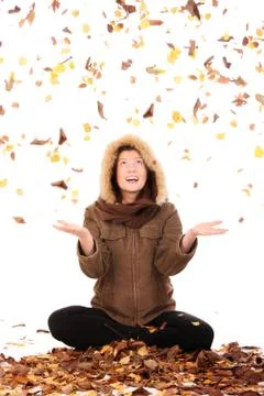 Magic leaves Stock Photos