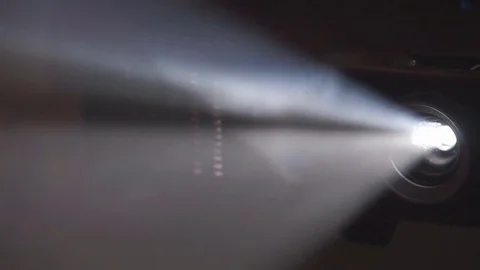 The magic light of cinema Stock Footage 77077891