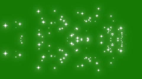 Magic Light Effect Curve Trail Sparkling Bokeh Dust Line Green Screen 4K Stock Footage 340477081