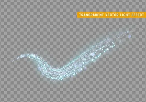 Magic light effect. Stardust red glitter. Sparkle star dust vector illustration Ilustración de archivo