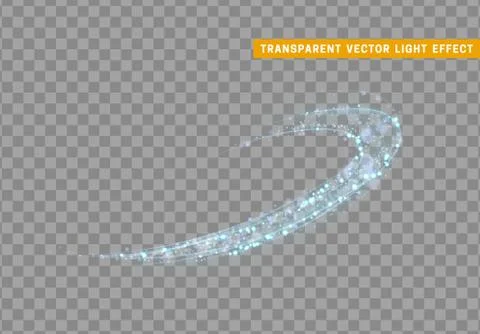 Magic light effect. Stardust red glitter. Sparkle star dust vector illustration Ilustración de archivo