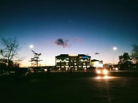 Magic light of evening Stock Photos