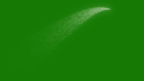 Magic Light Glitter Line Effect Fairy Dust Trail Green Screen Overlay 4K Stock Footage 340477084