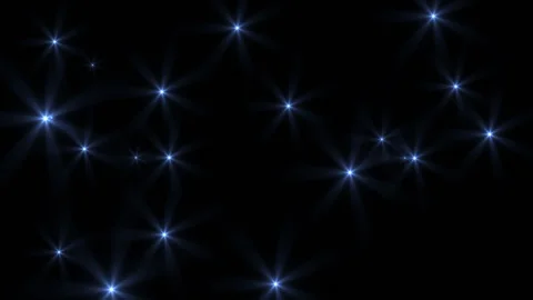 Magic light star light broadcast overlay Stock Footage 116478232