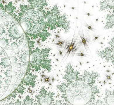 Magic lightning. Abstract artwork. Mathematical Mobius fractal. Geometrical f 库存插图