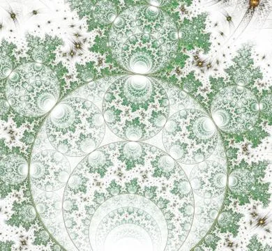 Magic lightning. Abstract artwork. Mathematical Mobius fractal. Geometrical f Stock Illustration