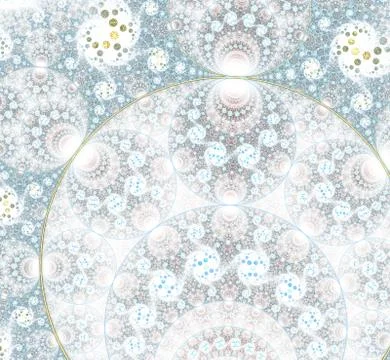 Magic lightning. Abstract artwork. Mathematical Mobius fractal. Geometrical f Stock-Illustration