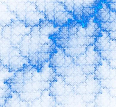 Magic lightning. Abstract artwork. Mathematical Mobius fractal. Geometrical f 库存插图