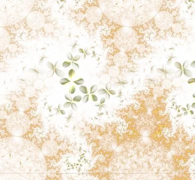 Magic lightning. Abstract artwork. Mathematical Mobius fractal. Geometrical f 库存插图