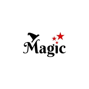 Magic logo vector illustration Illustrazione stock