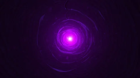 Magic looping endless tunnel with particles. 4K video Video stock 150241496