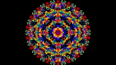 Magic Mandala in Arabesque  style 스톡 동영상 85478559