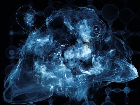 Magic of Math Visualization 스톡 일러스트