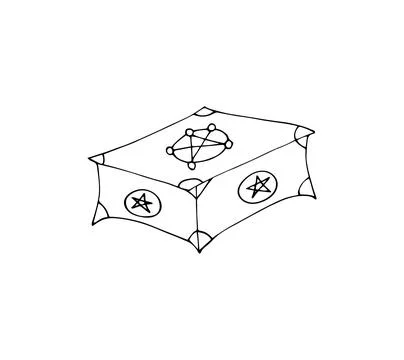 Magic metal box Stock Illustration