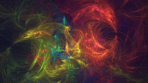 Magic Modern Digital Background. Cosmic Space. Rotation and zoom effect. 動画素材 86113205