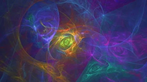 Magic Modern Digital Background. Cosmic Space. Rotation and zoom effect. 動画素材 86295607