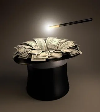Magic Money Illustrazione stock