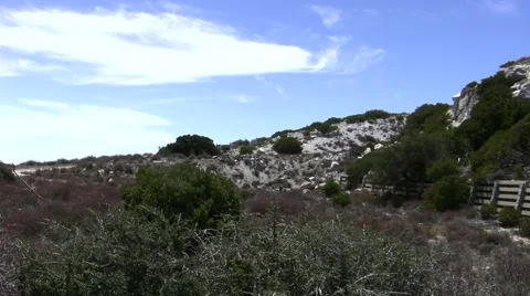 Magic Mountain apollo lunar lander test stand site remains water tanks Video stock 48004741